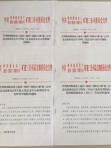 矿建三公司突出“五个抓手”打造坚强政治堡垒