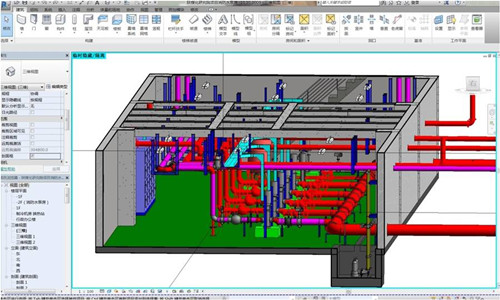 天工公司陕煤研究院泵房BIM技术应用成效显著