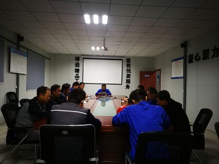 天工公司土建十五部紧抓冬季施工安全不放松