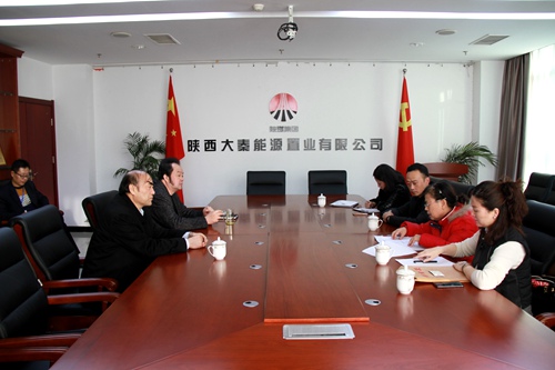 建设集团副总经理刘合理与陕西国实投资公司进行地产项目洽谈