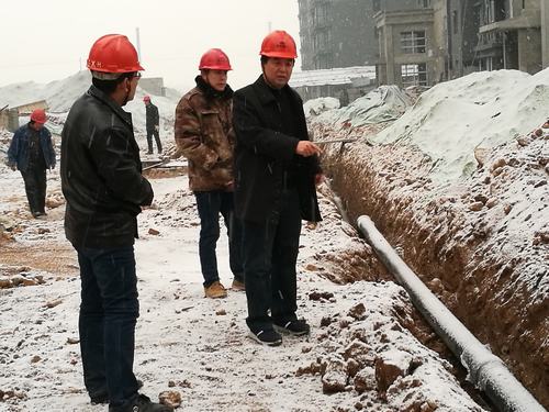 韩城分公司喜迎瑞雪不忘保安全