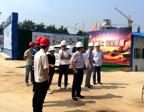 陕煤建设公司:蓝山水岸项目部分基坑验槽及基础验收工作顺利推进
