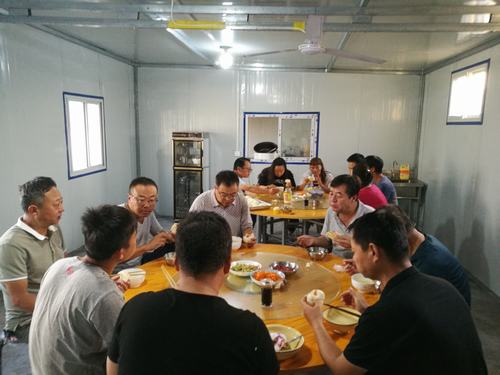 陕煤建设韩城分公司土建五项目部“两堂一舍”建设暖人心