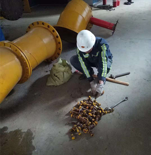 陕煤建设机电安装公司承建的北一十一联巷瓦斯抽采泵安装工程按期完工