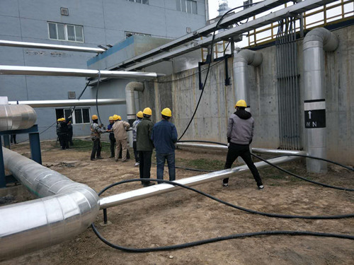 陕煤建设天工公司安装一部站好春节这班岗 展示最美劳动风采