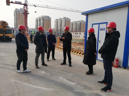 刘合理莅临靖边金地华府检查指导工作