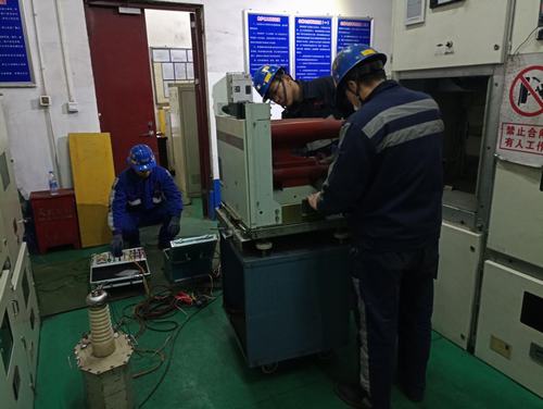 陕煤建设洗选煤运营分公司洗煤厂积极开展电气设备预防性试验及设备检修工作