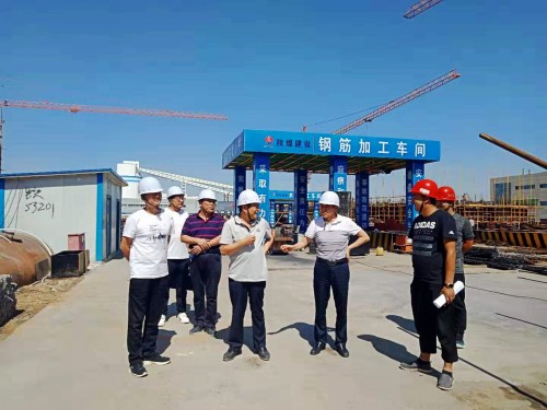 杨让顺深入榆北小保当、曹家滩施工现场检查指导工作