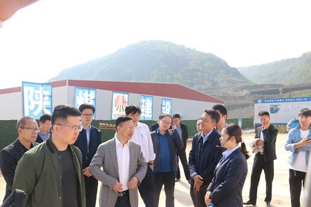 国家发改委宏观经济研究院榆林“十四五”规划调研组至北国枣业红枣深加工项目施工现场开展调研工作