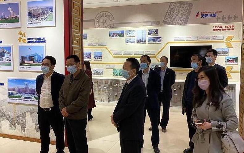 贠公法一行赴陕西建工总公司对标学习