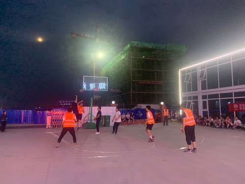陕煤建设铜煤公司第十六项目部举办“团结进取赛风采，青春飞扬再出发”友谊篮球赛
