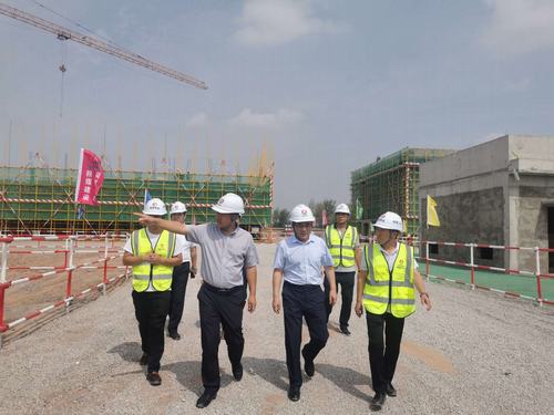 王明智深入靖神铁路孟家湾机辆中心建设项目检查指导工作
