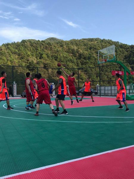 陕煤建设矿建二公司冶坪项目部：无兄弟不篮球