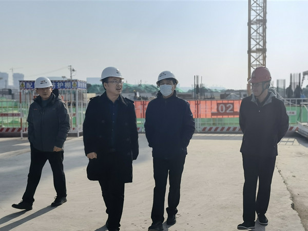 中电科集团副董事长丁贤程莅临陕煤建设澄合分公司北斗星基建设项目检查指导
