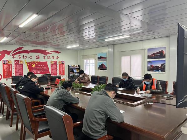 陕煤建设铜煤公司基层党支部开展党的二十大知识测试活动