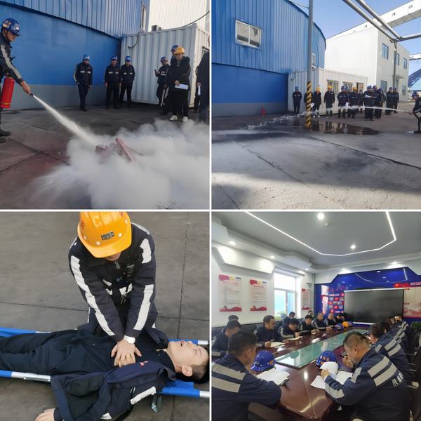 陕煤建设洗选煤运营公司红柳林洗煤厂项目部：预防从小开始   安全从消进行