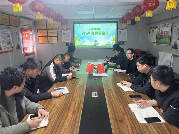 陕煤建设渭南分公司第二安装项目部：厉行节约 珍惜生命之源
