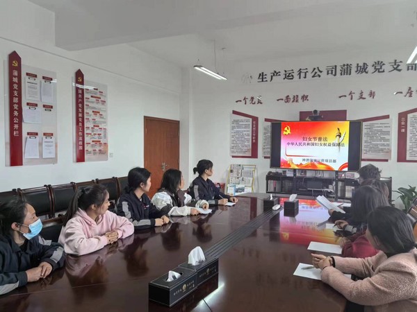 陕煤建设洗选煤运营公司开展女职工维权月活动