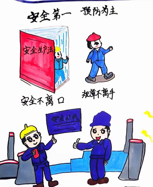 陕煤建设路桥分公司:漫“话”安全,画里有话
