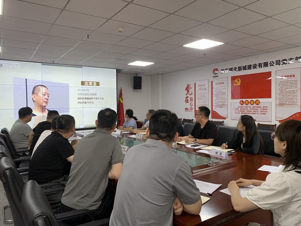 陕煤建设新城公司:筑牢廉洁防线 护航高质量发展