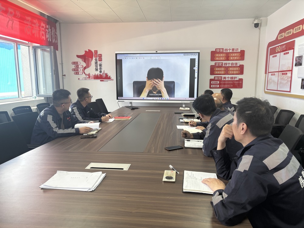 陕煤建设洗选煤运营公司红柳林洗煤厂项目部党支部：深学笃行正风纪 善作善成显担当