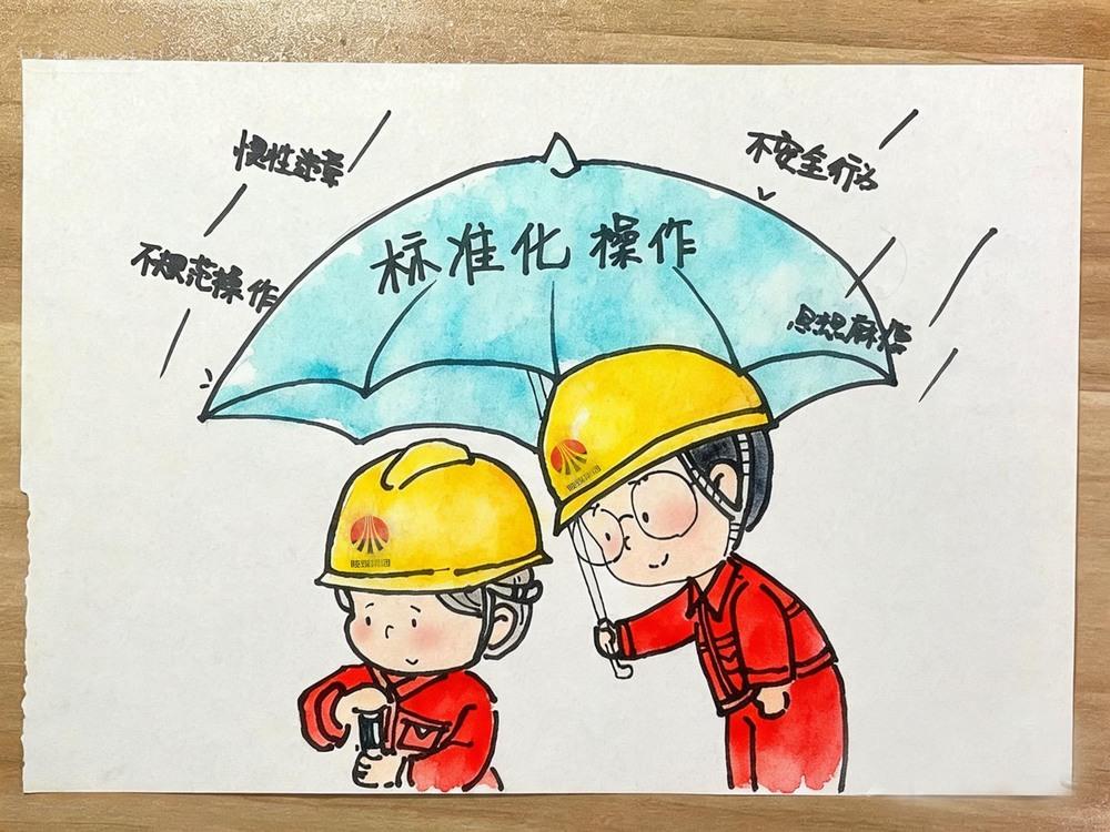 陕煤建设铜煤公司：安全画语 守护生产