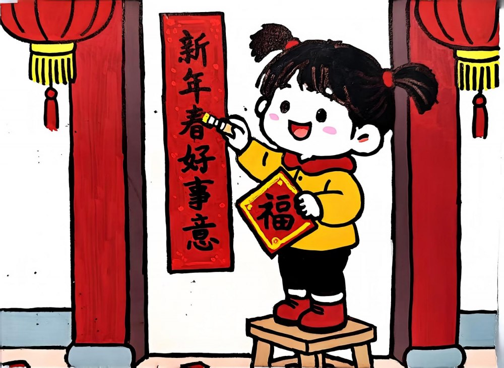 陕煤建设天工公司：画里儿时的年味