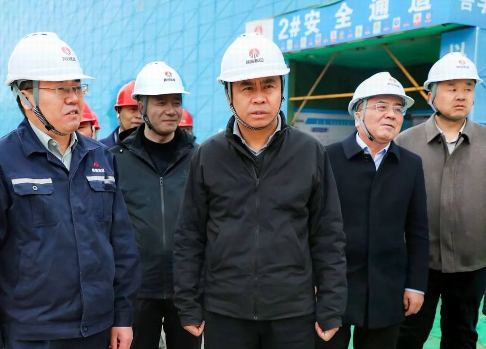 陕煤集团副总经理宋召军深入铜创能材项目检查项目复工及安全生产工作