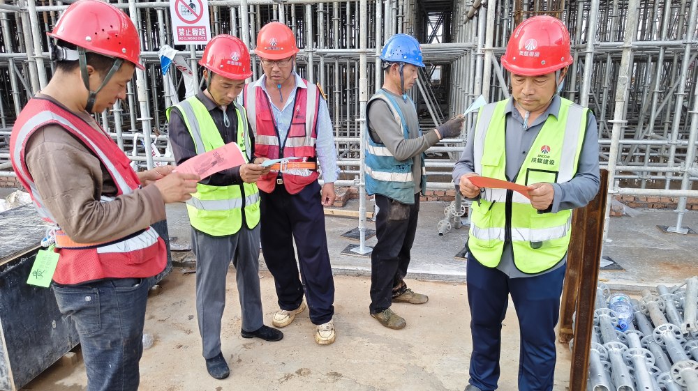 陕煤建设渭南分公司第一项目部：筑安五月守初心 实干护航启新程