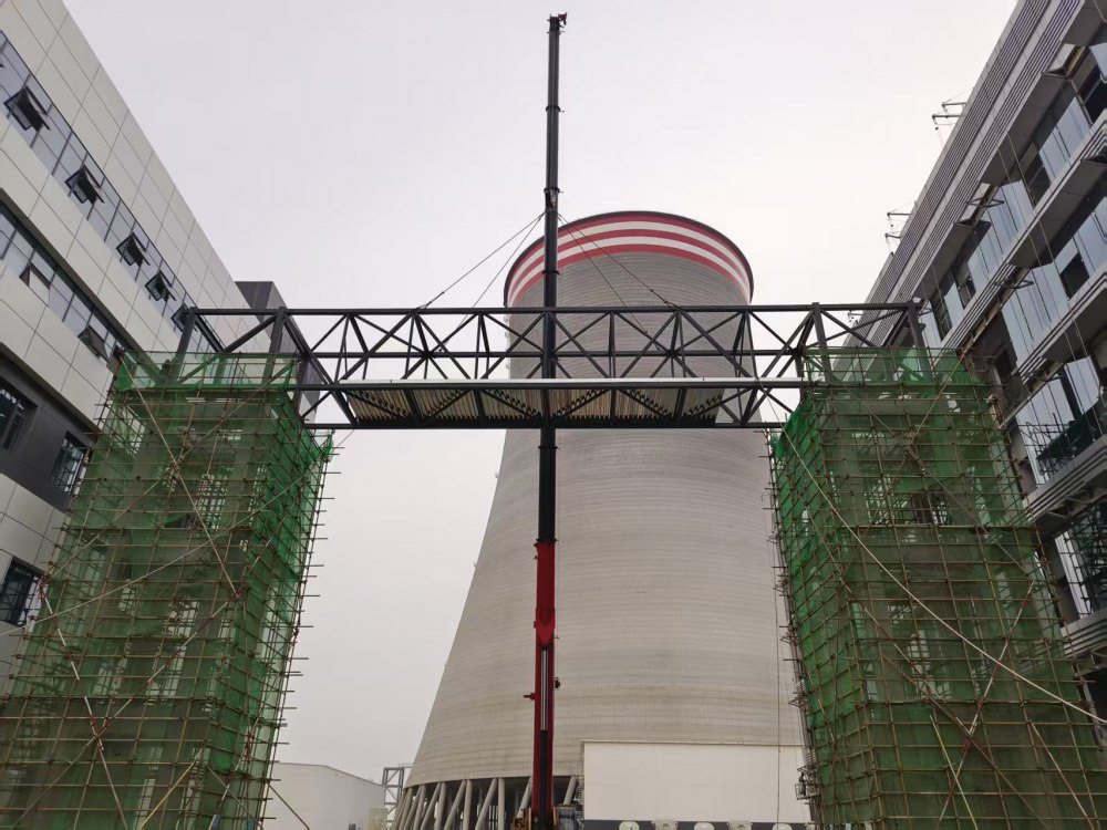 陕煤建设韩城分公司土建四项目部: 千钧吊装凌云起，精工实干筑精品
