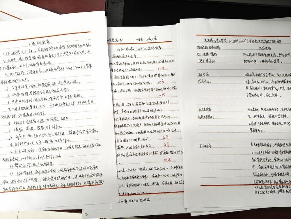 陕煤建设洗选煤运营公司第三项目部：执笔肃顽弊 深学细悟守红线