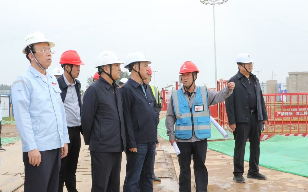陕煤集团总经理助理、安全总监种建涛一行到陕煤建设直属第一项目部督导检查