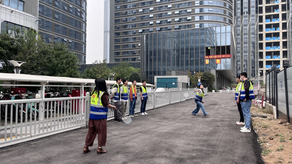 陕煤建设澄合分公司：同心庆国庆 活力满工地